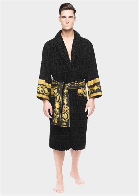 versace bathrobe for men|Versace robe men cheap.